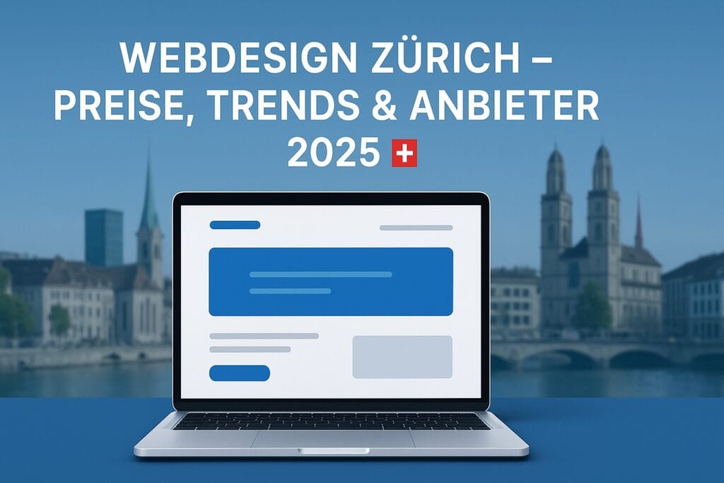 Webdesign Zürich – moderne Agentur zeigt Preise, Trends und Anbieter im Vergleich 2025